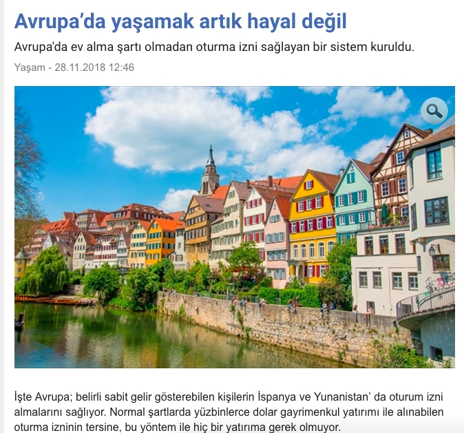 Avrupada yaşamak artık hayal değil 